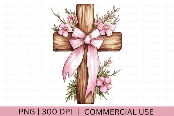 Easter Cross Clipart for Graphics and Crafts