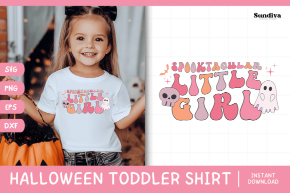 Funny Halloween Toddler Shirt SVG 10 for Crafts and Graphics