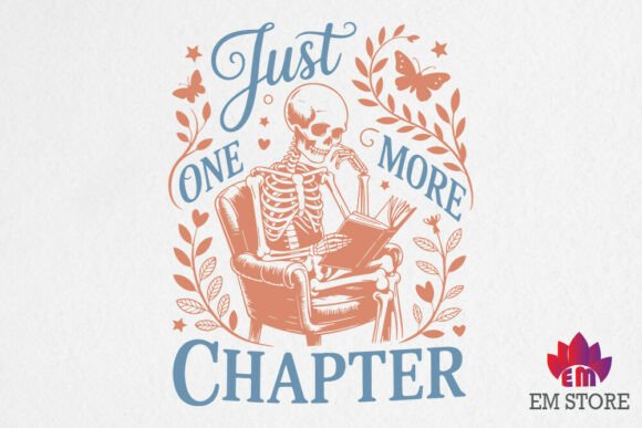 Just One More Chapter - Book Reading Graphics & Crafts Review