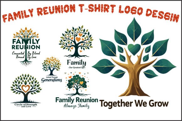 Unite in Style – Custom Family Reunion Graphics for Crafts